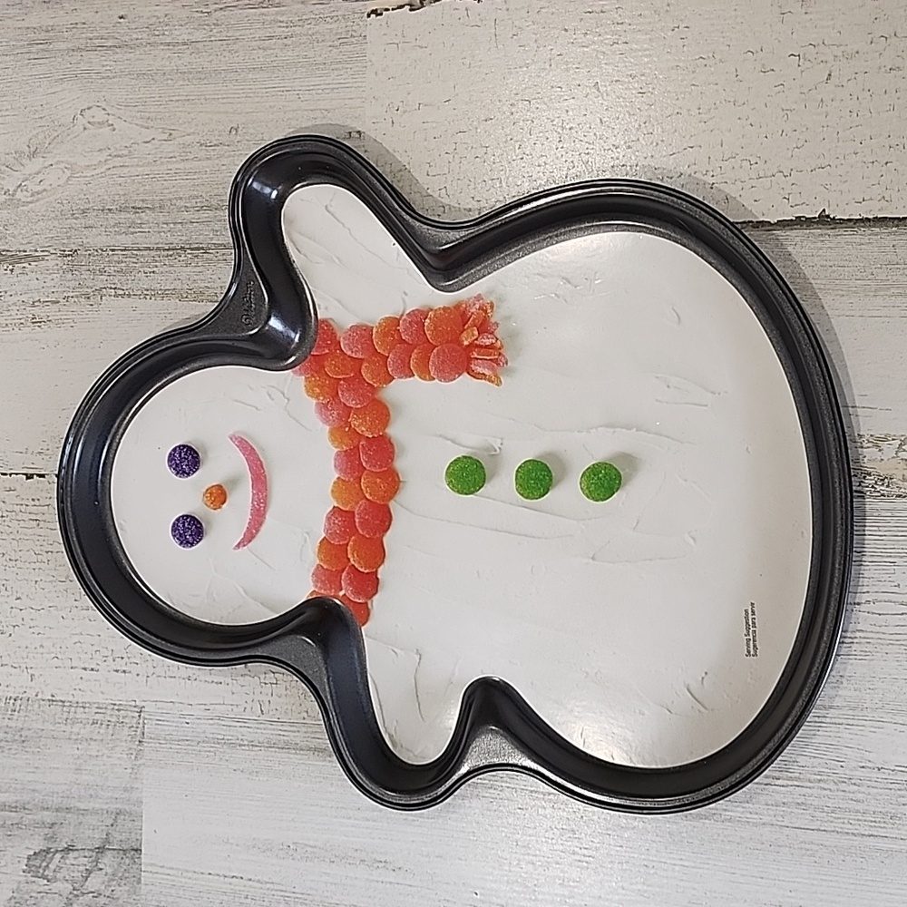 Wilton Snowman cookie pan 13.5" x 11.5" NEW